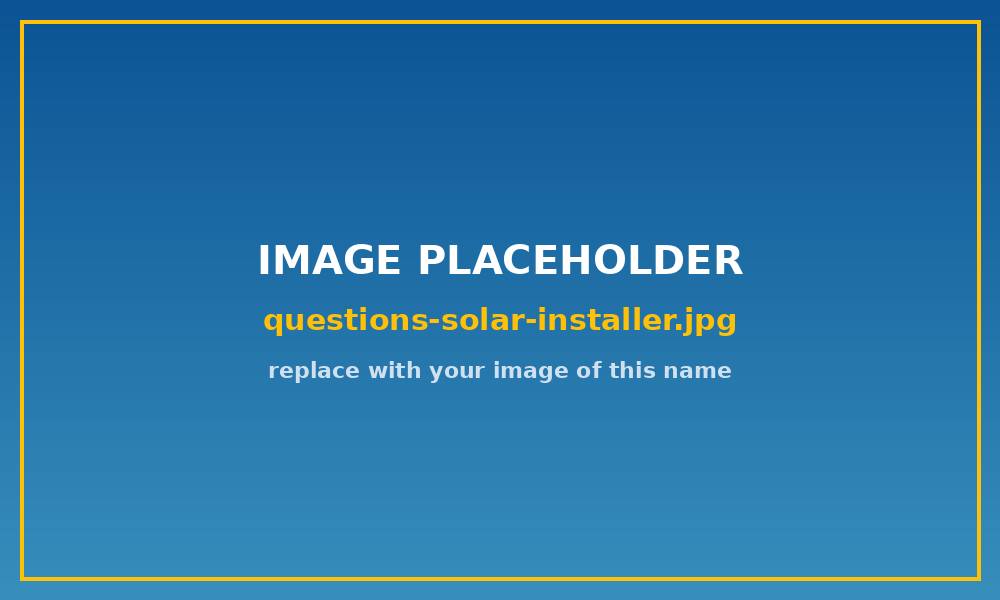 Homeowner asking a solar installer key questions during a survey