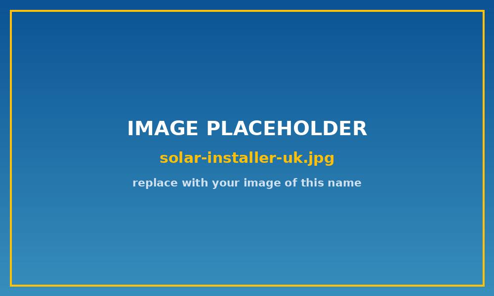 MCS-certified engineer fitting solar panels on a UK rooftop
