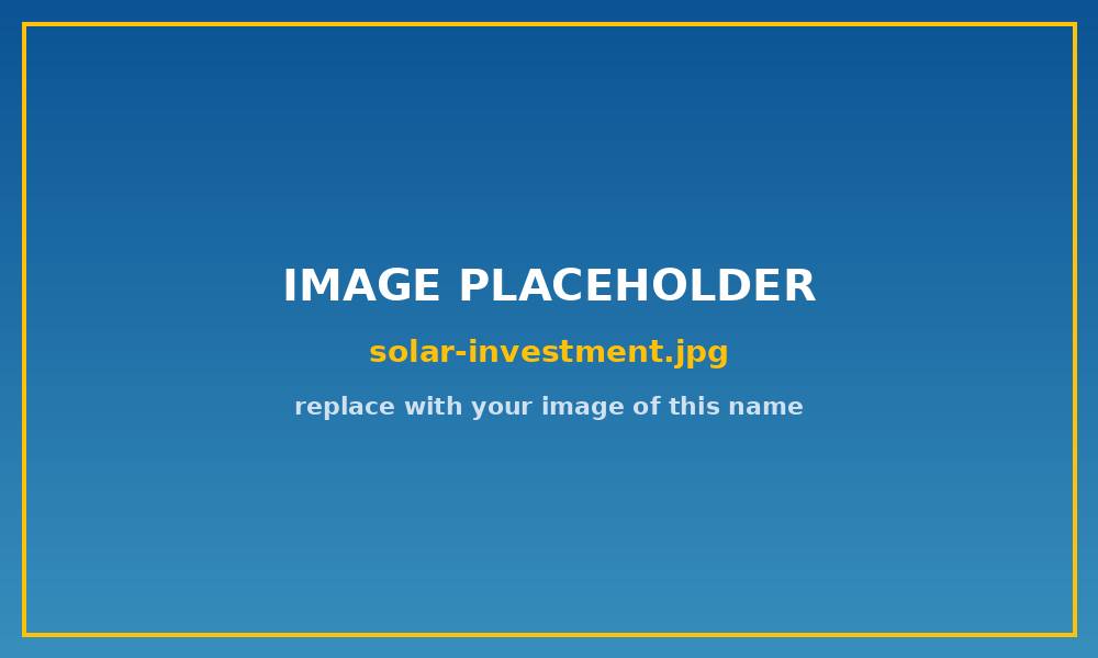 Solar panels viewed as a long-term financial investment for a UK home