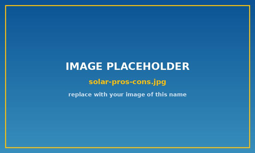 Weighing the advantages and disadvantages of solar panels